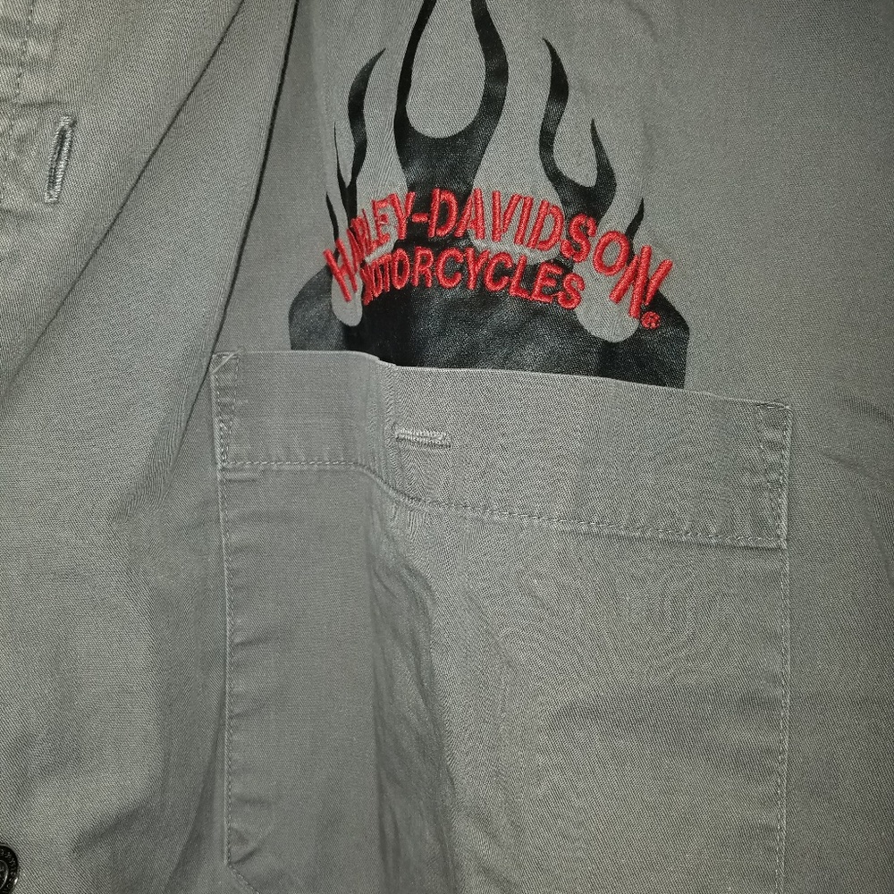 Harley Davidson Rockabilly Flame Casual Shirt XXXL